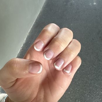 Tammy Nails - These are the nails I got, the lines are thick, wonky and just not very pleasing nails! - Nail Salons Near Me - Rehoboth Beach, Delaware Tammy Nails - These are the nails I got, the lines are thick, wonky and just not very pleasing nails! - Nail Salons Near Me - Rehoboth Beach, Delaware