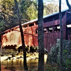 Josiah Hess Covered Bridge - Josiah Hess over Huntington Creek