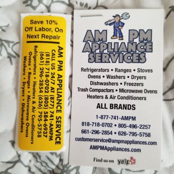 AMPM Appliance Services - Appliances & Repair Near Me - Valencia, California AMPM Appliance Services - Appliances & Repair Near Me - Valencia, California
