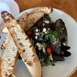 Mussel Appetizer not on the regular menu was a special menu item this evening Mussel Appetizer not on the regular menu was a special menu item this evening