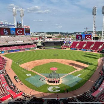 Great American Ball Park - Great American Ballpark sits along the scenic Ohio River. Nice setting for a baseball game. - Stadiums & Arenas Near Me - Cincinnati, Ohio Great American Ball Park - Great American Ballpark sits along the scenic Ohio River. Nice setting for a baseball game. - Stadiums & Arenas Near Me - Cincinnati, Ohio