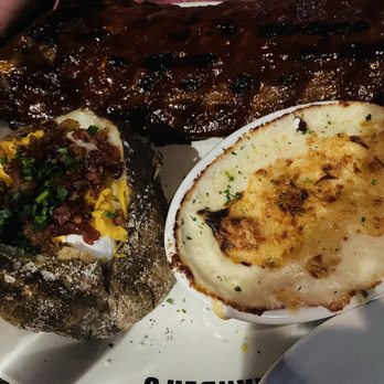 J. Alexander's - Ribs baked potato mac & cheese - New American Near Me - Baton Rouge, Louisiana