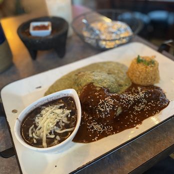 Aki Fresh Mex - Duo mole chicken - Mexican Near Me - Marina, California Aki Fresh Mex - Duo mole chicken - Mexican Near Me - Marina, California