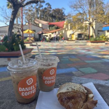 Daniels Coffee - Iced Mexico Mocha, Iced Lavender Chai, Almond Croissant - Coffee & Tea Near Me - San Diego, California Daniels Coffee - Iced Mexico Mocha, Iced Lavender Chai, Almond Croissant - Coffee & Tea Near Me - San Diego, California