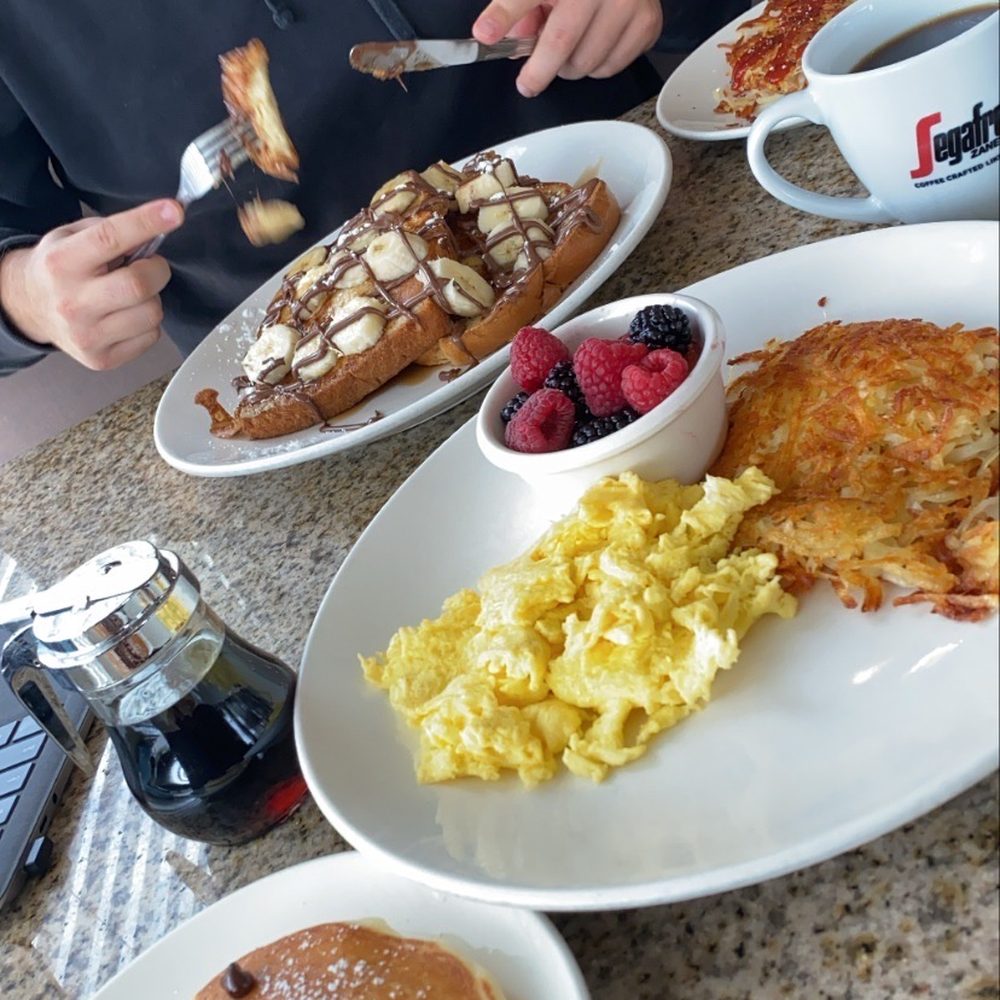 Eggsquisite Cafe - Gluten free pancakes & Banana Nutella french toast. - Breakfast & Brunch Near Me - McKinney, Texas Eggsquisite Cafe - Gluten free pancakes & Banana Nutella french toast. - Breakfast & Brunch Near Me - McKinney, Texas