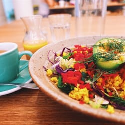 Espresso&super salad bowl $18