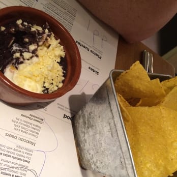 Wahaca - Black bean and tostada chip. - Mexican Near Me - London, XGL