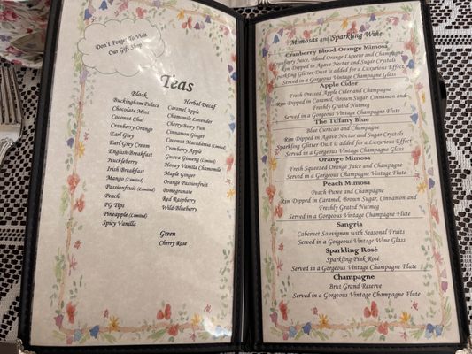 Menu photo 1 The Olde Magnolia Tea Room Upland, CA Menu photo 1 The Olde Magnolia Tea Room Upland, CA