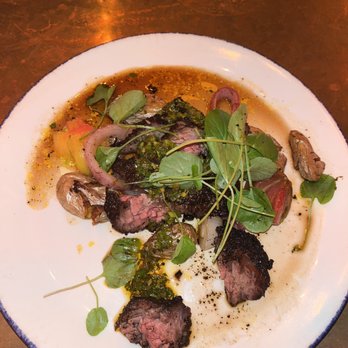 Foreign Cinema - Steak and Potatoes, Onions - Breakfast & Brunch Near Me - San Francisco, California Foreign Cinema - Steak and Potatoes, Onions - Breakfast & Brunch Near Me - San Francisco, California