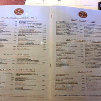 7 Portes - English full menu - Mediterranean Near Me - Barcelona, B