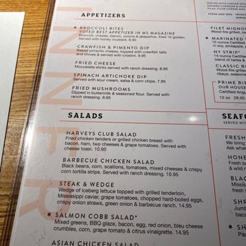 Harveys - Menu2 - Seafood Near Me - Tupelo, Mississippi Harveys - Menu2 - Seafood Near Me - Tupelo, Mississippi