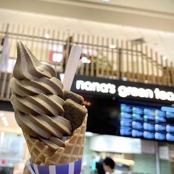Nana's Green Tea - Hojicha Nama Chocolate Soft Serve with Waffle Cone - Coffee & Tea Near Me - Honolulu, Hawaii Nana's Green Tea - Hojicha Nama Chocolate Soft Serve with Waffle Cone - Coffee & Tea Near Me - Honolulu, Hawaii