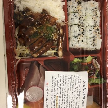 Sushi On - Sashimi Chicken Teriyaki Bento box - Japanese Near Me - Burnaby, British Columbia