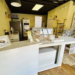 Interior of bakery/store