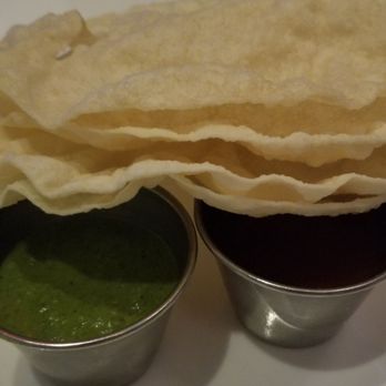 Yaar Indian Restaurant - Complimentary papadum - Indian Near Me - Astoria, New York