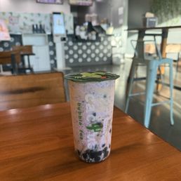 Taro Oreo Smoothie Boba