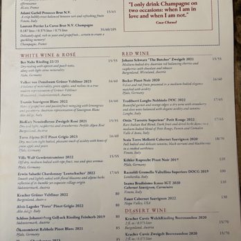 Alpenrose Vail - Menu - German Near Me - Vail, Colorado