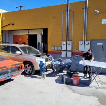 Chino'z Auto Body - The rear part..spray booth - Body Shops Near Me - Los Angeles, California