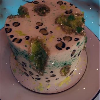 Faba's Sweet Shop - Birthday cake, with of course Cheetah and Green Crystals! (Funfetti flavor) - Desserts Near Me - Tampa, Florida Faba's Sweet Shop - Birthday cake, with of course Cheetah and Green Crystals! (Funfetti flavor) - Desserts Near Me - Tampa, Florida