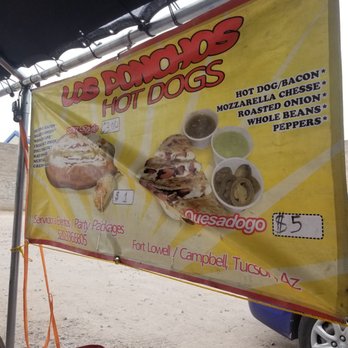 Los Ponchos Hot Dogs - Hot Dogs Near Me - Tucson, Arizona