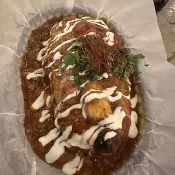Stanley Beer Hall - Green Chile Hot Dog - Beer Gardens Near Me - Aurora, Colorado