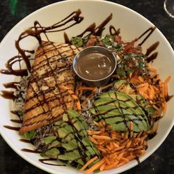 Karline's Restaurant - Karline's Quinoa and Rice Salad with Salmon
