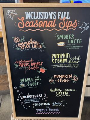 Menu photo 1 Inclusion Coffee Company Hartland, WI Menu photo 1 Inclusion Coffee Company Hartland, WI