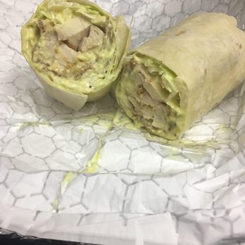 Research Cafe - Mesquite Chicken Wrap (pictured without tomato or onion) - Delis Near Me - Rockville, Maryland