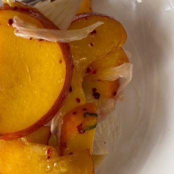 Capers + Olives - Nectarine salad - Italian Near Me - Everett, Washington Capers + Olives - Nectarine salad - Italian Near Me - Everett, Washington