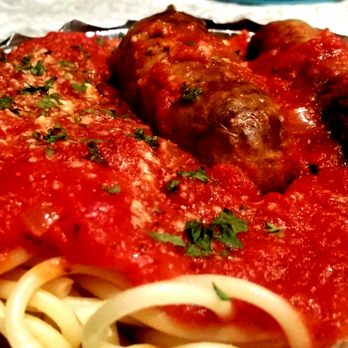 LC Imports - Spaghetti with sausage - Pizza Near Me - La Canada, California