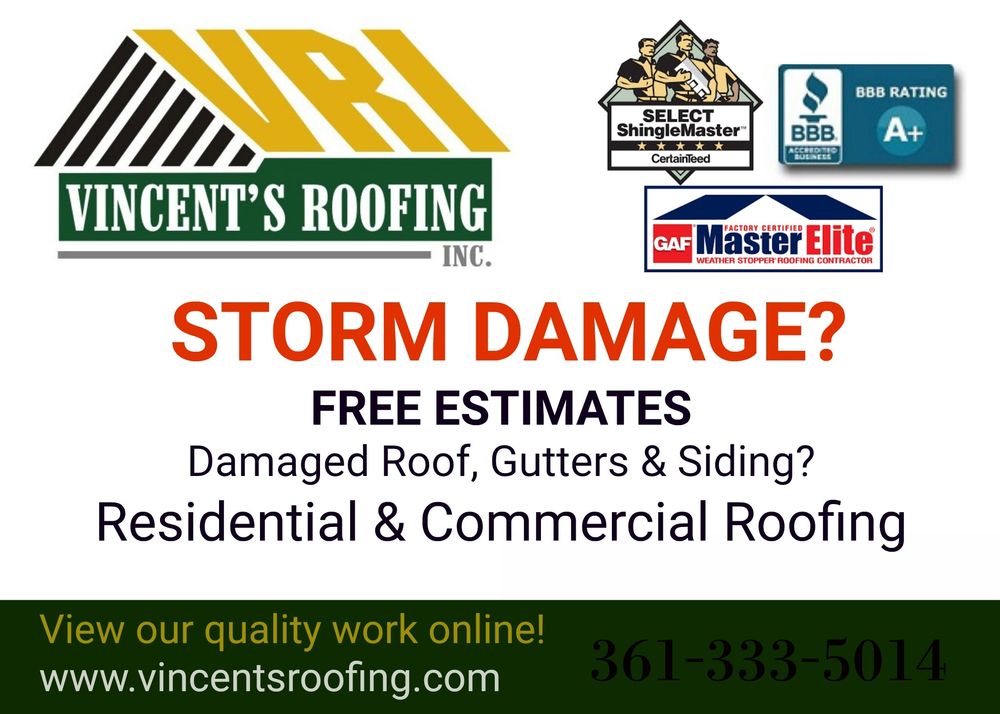 Slide of Vincent's Roofing