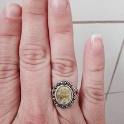 Connemara Marble Visitor Centre - My pretty new sterling silver marble ring