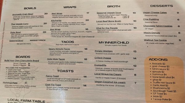 Menu photo 5 Soft Medicine Sanctuary Sebastopol, CA