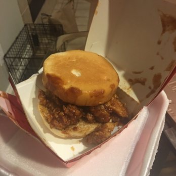 KFC - Not sure what this is supposed to be honey BBQ sandwich - Fast Food Near Me - Elk Grove, California KFC - Not sure what this is supposed to be honey BBQ sandwich - Fast Food Near Me - Elk Grove, California