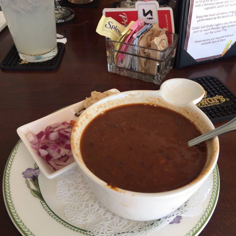 The Mermaid - Black bean soup with red onion and rice , very delicious - Caribbean Near Me - Christiansted, Virgin Islands The Mermaid - Black bean soup with red onion and rice , very delicious - Caribbean Near Me - Christiansted, Virgin Islands