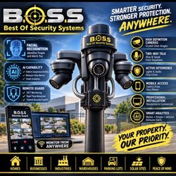 B.O.S.S. Best Of Security Systems - Security Cameras General services installation