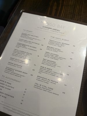 Menu photo 4 Mango Bay Brooklyn, NY