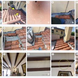 Photographic analysis of our roof leak problem that accompanied the repair proposal. Photographic analysis of our roof leak problem that accompanied the repair proposal.