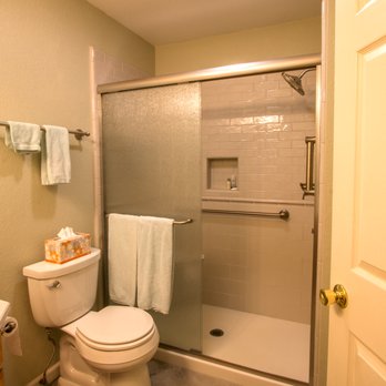 Refaced White Shaker Style Cabinets And Corian Countertops Yelp