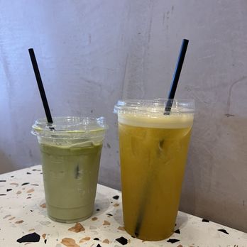Fika Fika Coffee - Mango green tea - Coffee & Tea Near Me - Temple City, California