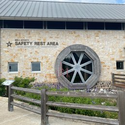 Exterior of safety rest area