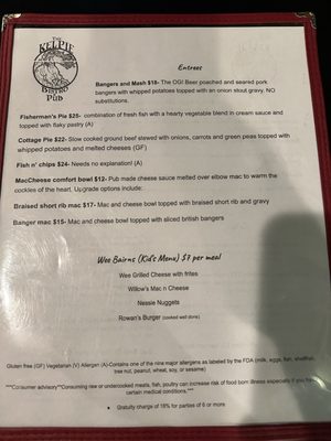 Menu photo 6 The Kelpie On Tybee Tybee Island, GA Menu photo 6 The Kelpie On Tybee Tybee Island, GA