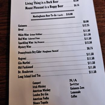 Meetinghouse - Beer Bar Near Me - Philadelphia, Pennsylvania