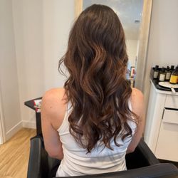 Long layers and grey blending
