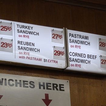 Katz's Delicatessen - menu - Delis Near Me - New York, New York