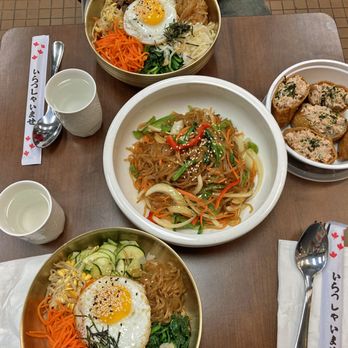 OJA - Vegetables Japchae, Bibimbap, Yubu Cho Bap with Tuna - Korean Near Me - Toronto, Ontario OJA - Vegetables Japchae, Bibimbap, Yubu Cho Bap with Tuna - Korean Near Me - Toronto, Ontario