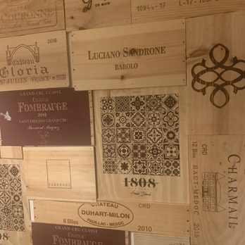 Graze on Main - Decor in the bathroom wall, wine boxes. - Venues & Event Spaces Near Me - East Greenwich, Rhode Island Graze on Main - Decor in the bathroom wall, wine boxes. - Venues & Event Spaces Near Me - East Greenwich, Rhode Island