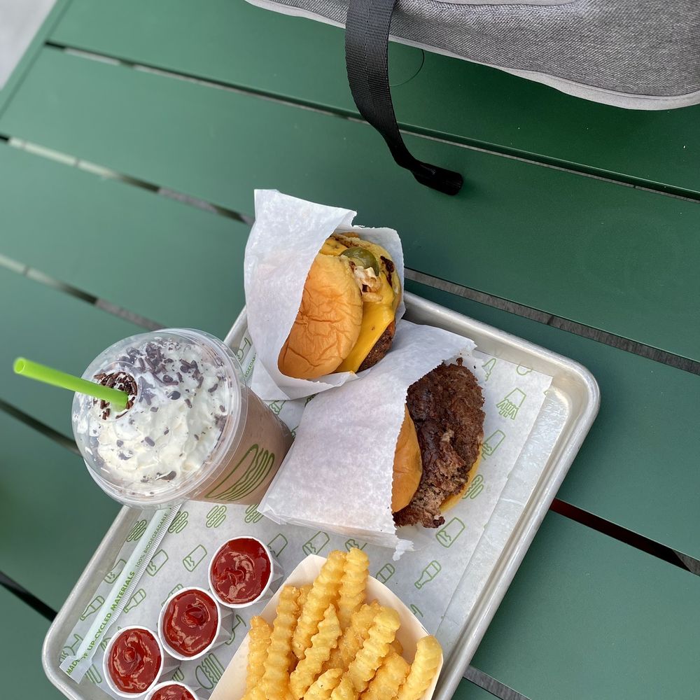 Shake Shack Lancaster - Veggie shack & Triple Chocolate Brownie Shake - Burgers Near Me - Lancaster, Pennsylvania Shake Shack Lancaster - Veggie shack & Triple Chocolate Brownie Shake - Burgers Near Me - Lancaster, Pennsylvania