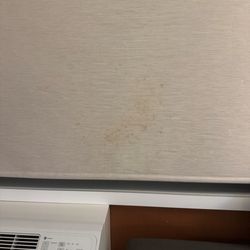 Pin holes in shade with stains and broken it couldn't be lifted.