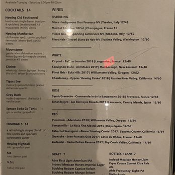 Hewing Hotel - Drink menu is also posted at the front of the lounge. Otherwise, use the QR code's! - Hotels Near Me - Minneapolis, Minnesota Hewing Hotel - Drink menu is also posted at the front of the lounge. Otherwise, use the QR code's! - Hotels Near Me - Minneapolis, Minnesota